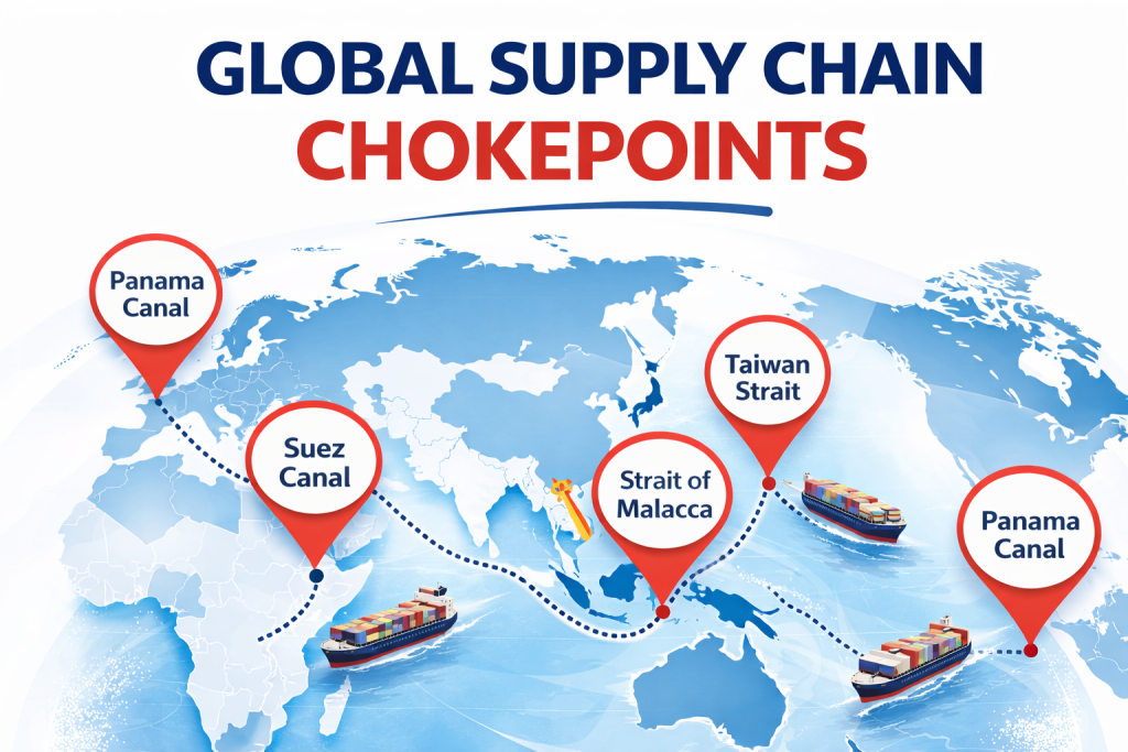 global supply chain chokepoints
