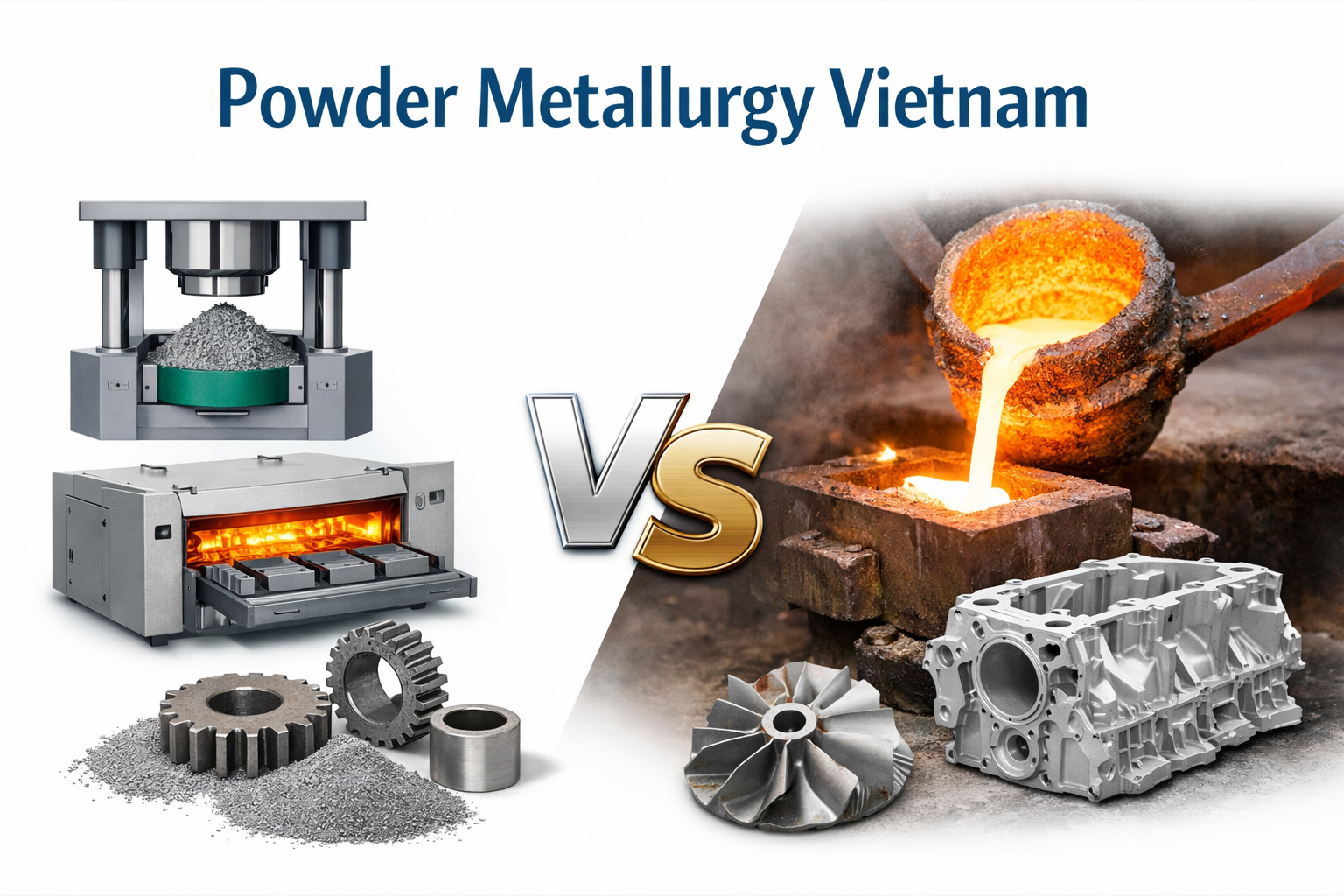 Powder Metallurgy vs Casting: Key Differences, Cost & When to Choose Each