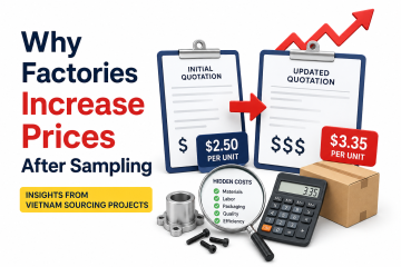 factory price increase after sampling