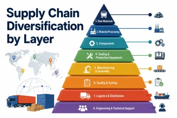 Supply Chain Diversification by Layer